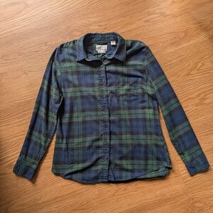 Weatherproof Vintage plaid button down, size M